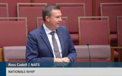 NSW Senator Ross Cadell champions a call ‘it’s time to reconsider recovered waste as not just recycling…